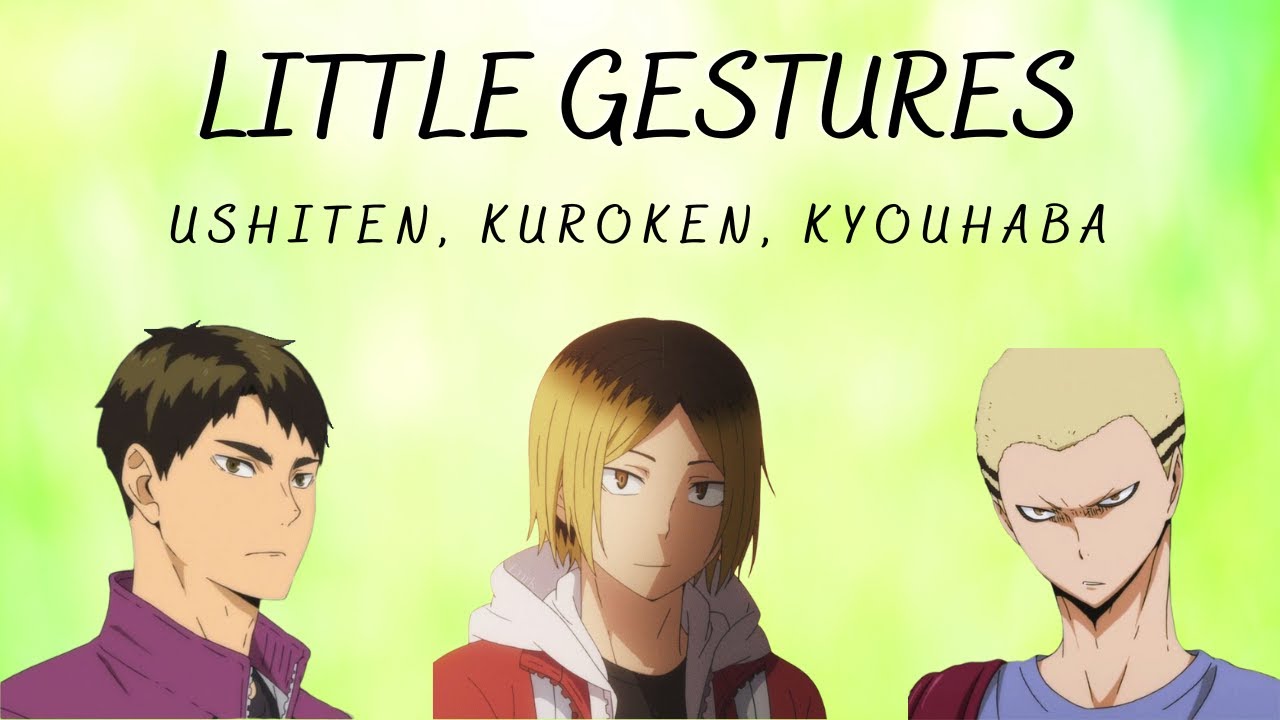 Little Gestures | Boyfriend Challenge (part 3/3) | Ushiten, Kuroken, Kyouhaba | Re-voiced Reupload