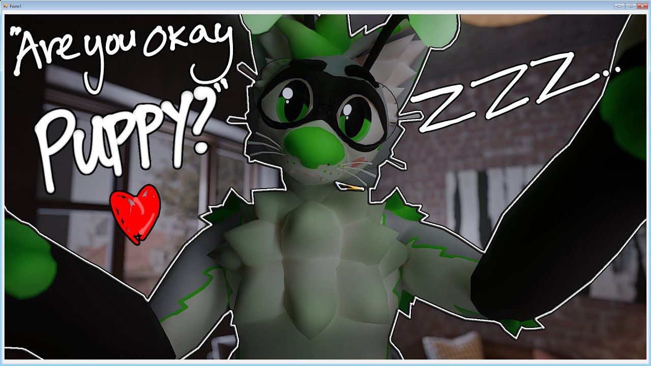[3DIO Furry ASMR] Are you okay my good puppy? | Affirmations | Kissing | Sleeping | Heartbeat