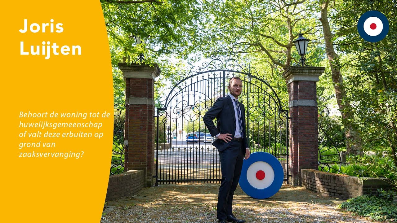 Behoort de woning tot de huwelijksgemeenschap of valt deze erbuiten op grond van zaaksvervanging?