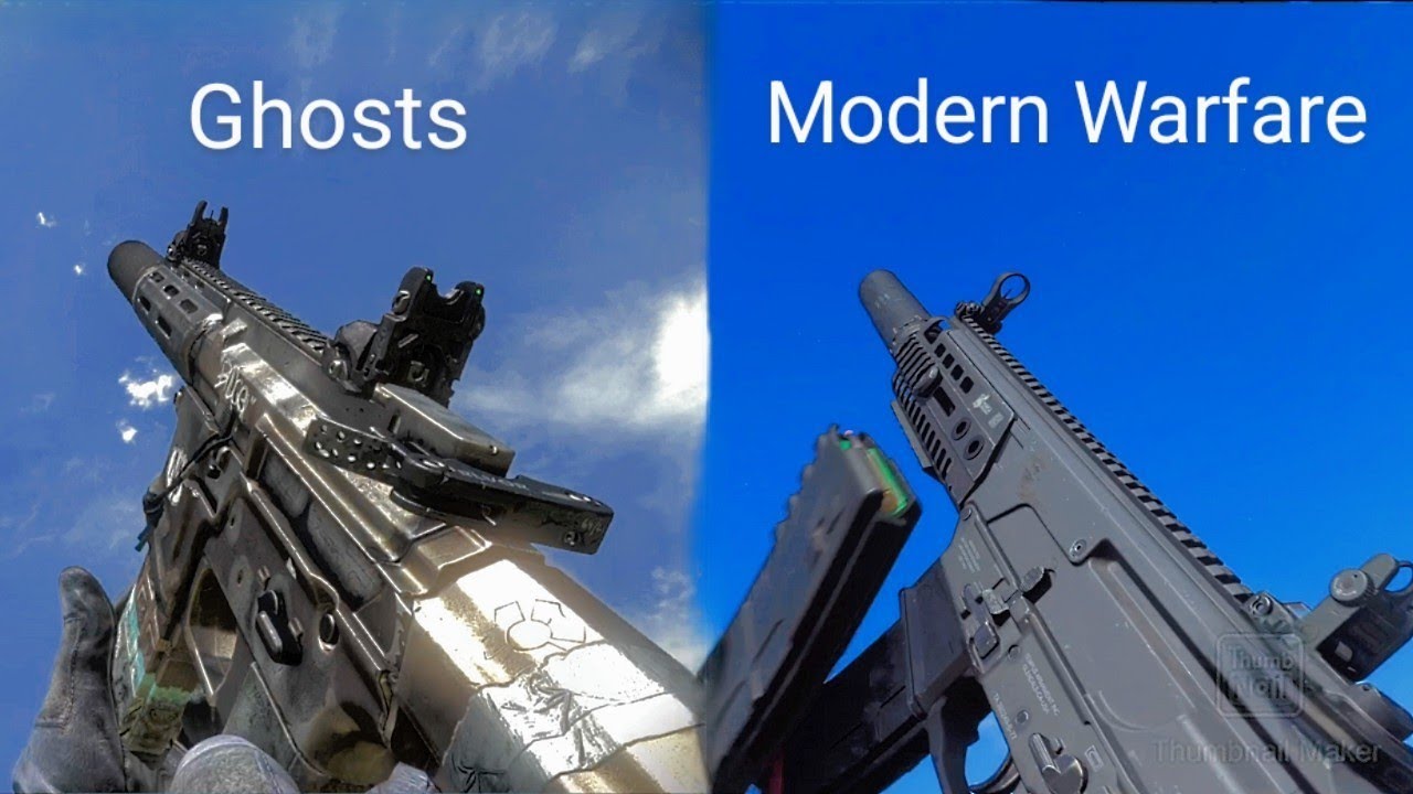 Call of Duty: Ghosts vs Modern Warfare - Weapons Comparison