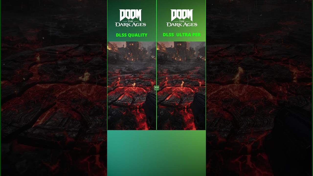 Doom The Dark Ages vs Doom Eternal DLSS Quality vs DLSS Ultra Performance 