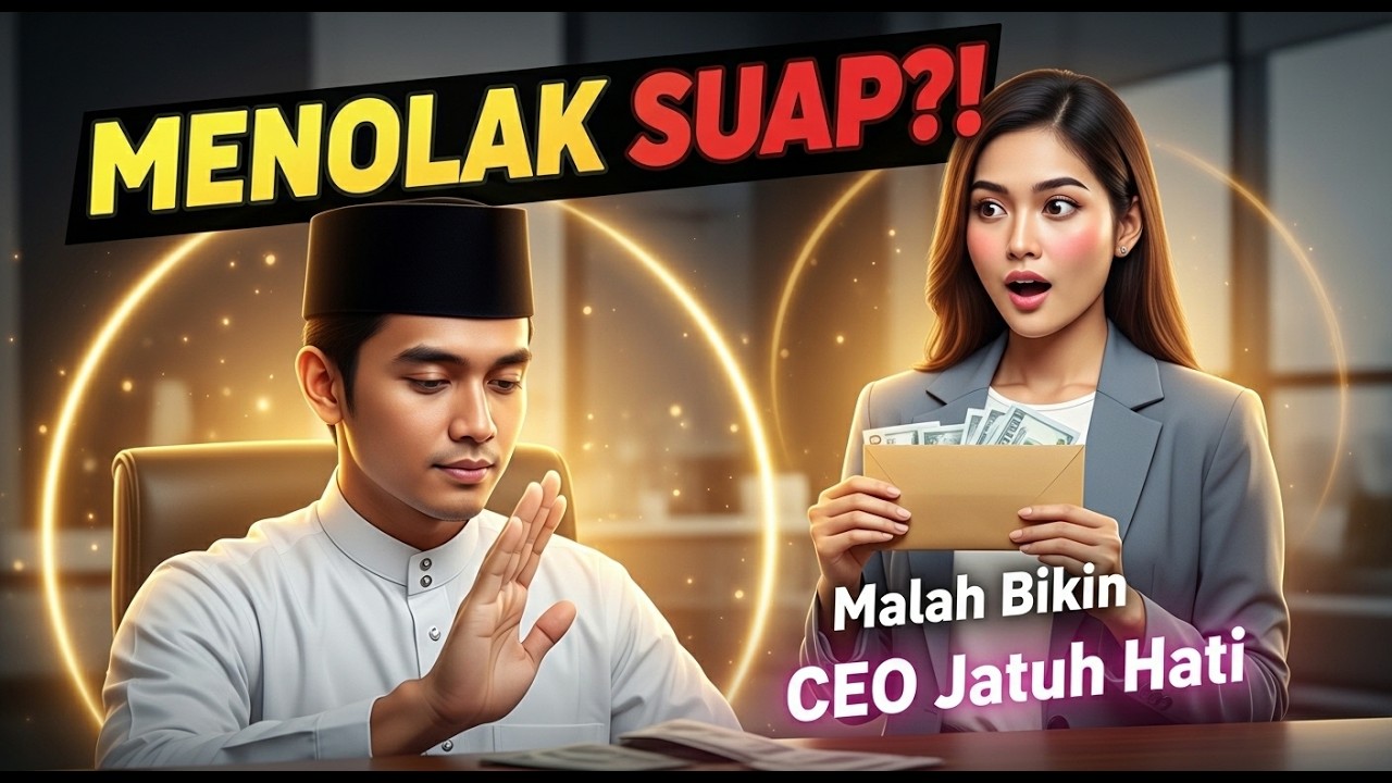 Santri Jujur Itu Menolak Suap dan Mencuri Hati Sang CEO | Cerita Inspiratif