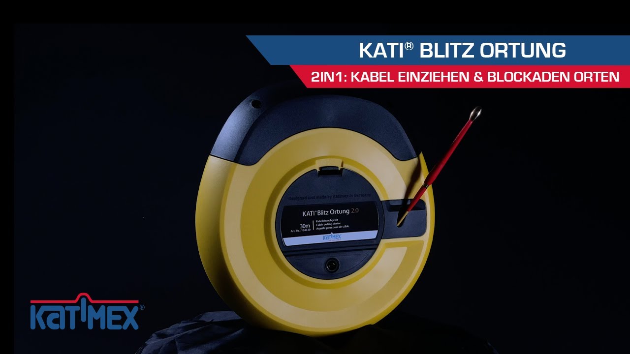Der Kati® Blitz Ortung 2.0 - Findet spielend einfach Blockaden in der Wand