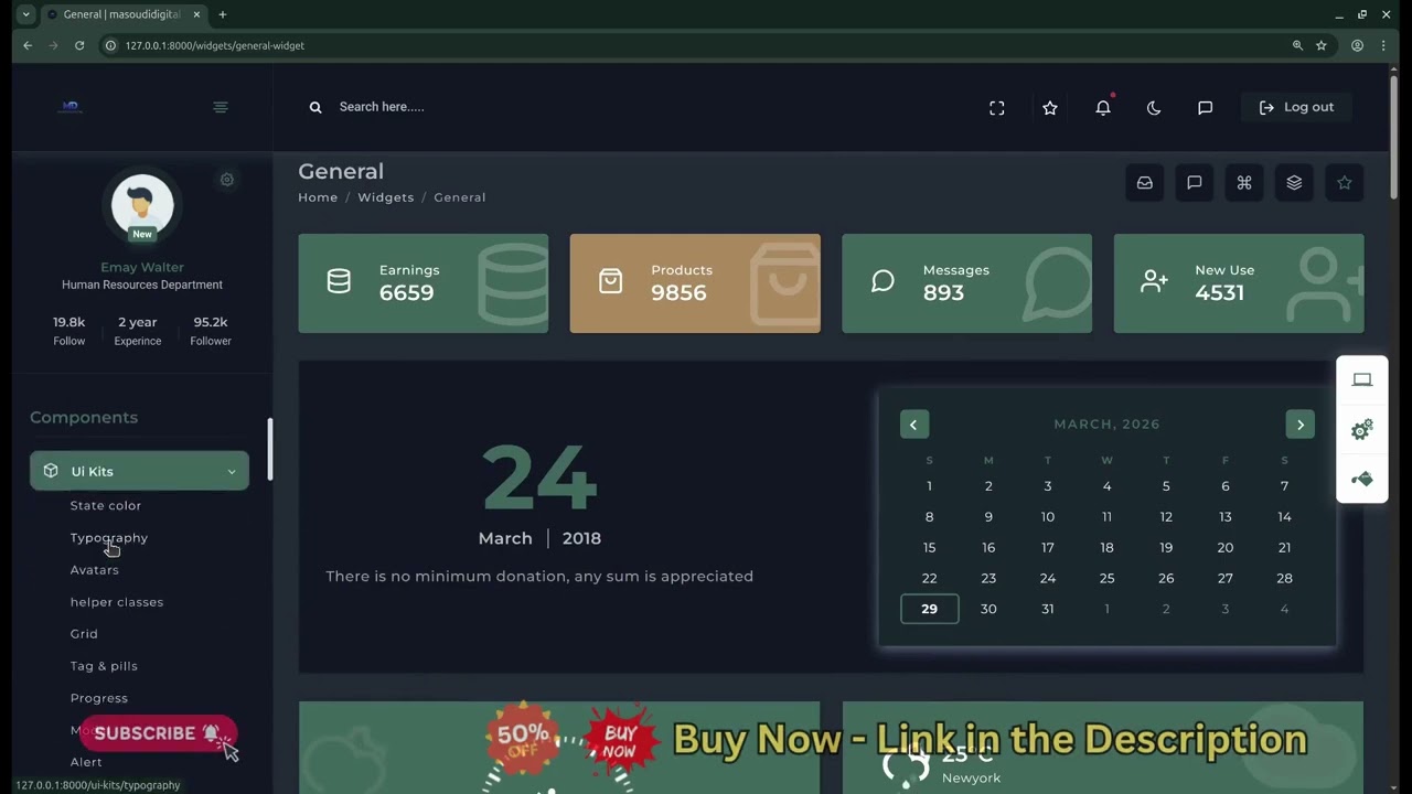 😍 Masoudi Admin Panel &ndash; Premium Bootstrap 5 Admin Template