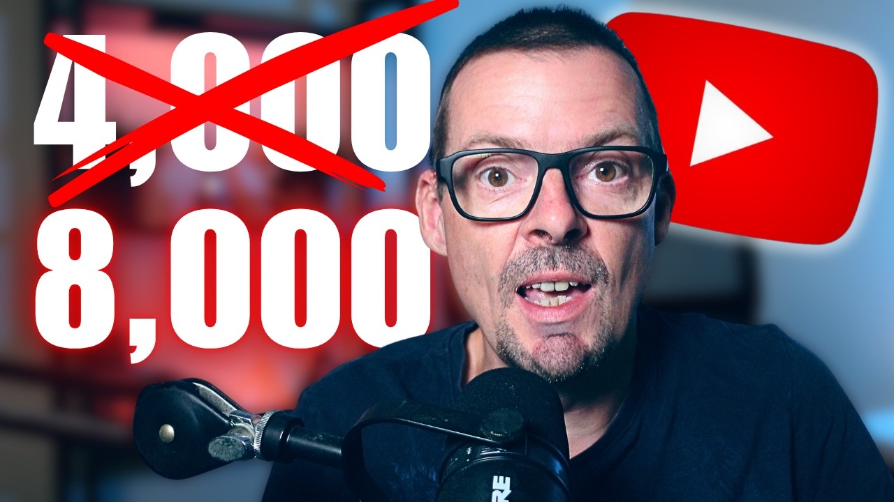 YouTube just made it harder to monetize your channel.... (here's why you shouldn't care)