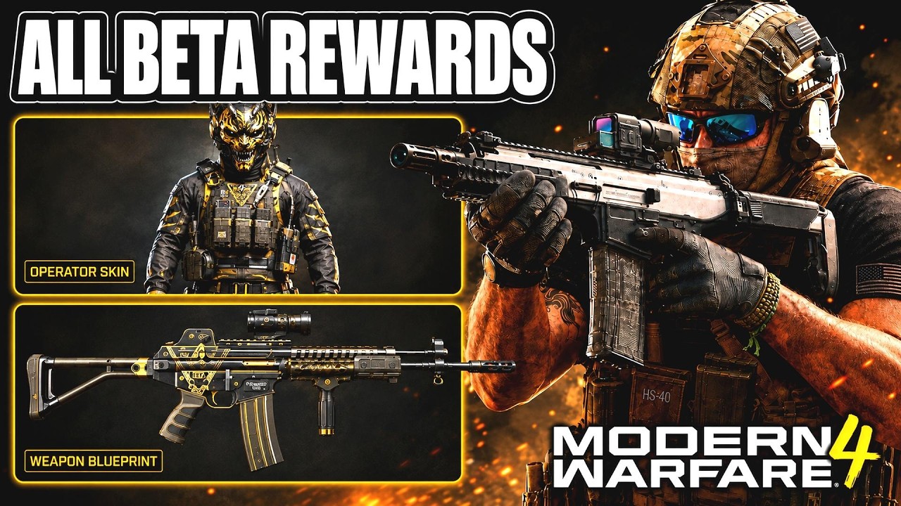 How To Get All Modern Warfare 4 Beta Rewards - Full Guide