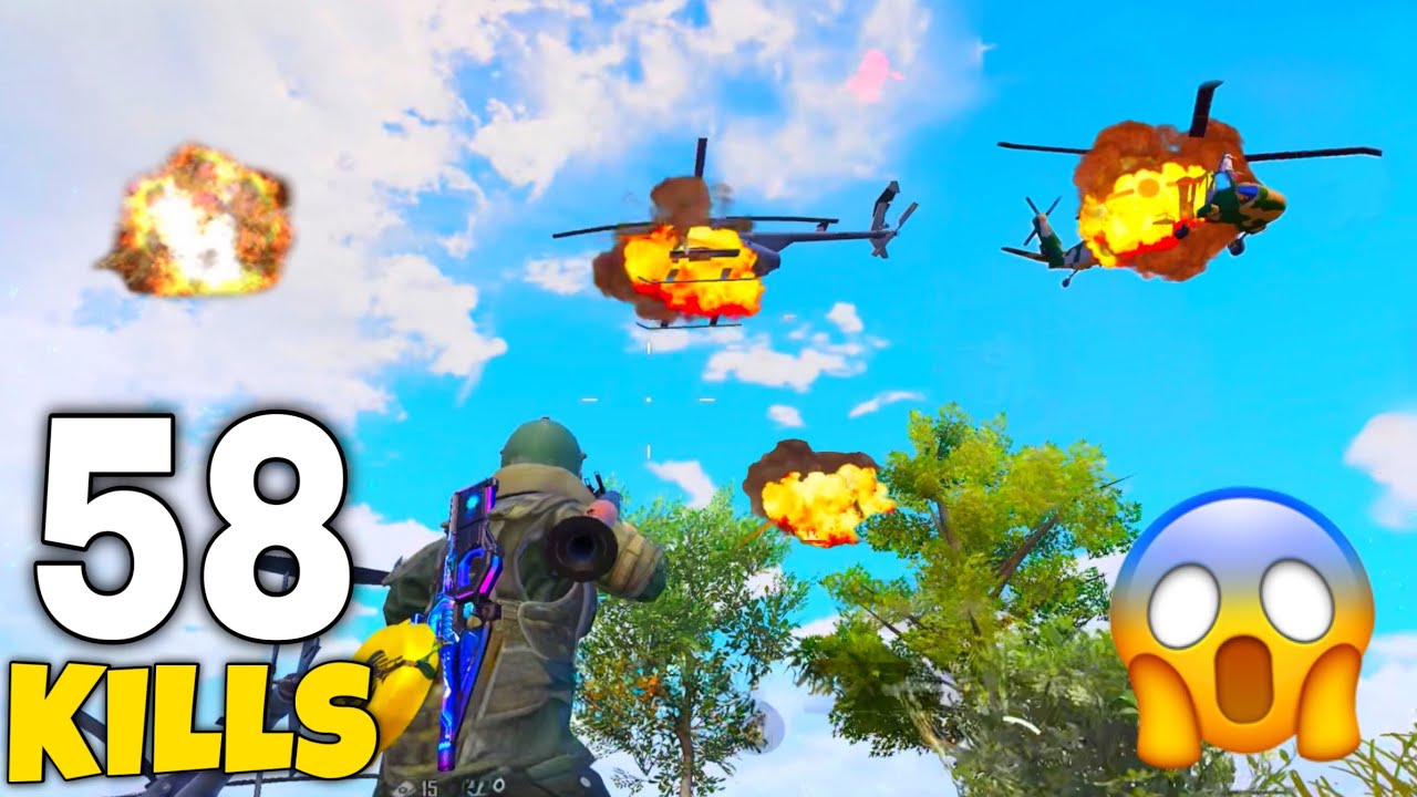 58 Kills😱 RPG-7 vs Helicopter War💥 | PUBG Mobile Payload 3.0