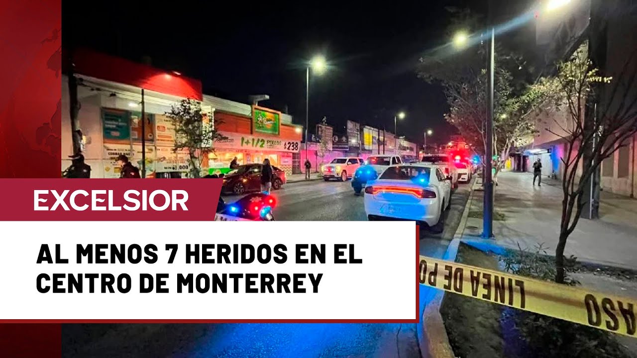 Balacera en Monterrey entre vendedores de droga deja 7 heridos, incluido un menor de edad