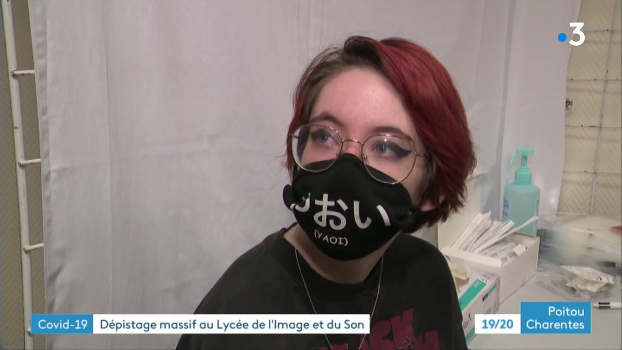 Covid 19 : dépistage massif au LISA lycée Image et son d'Angoulême