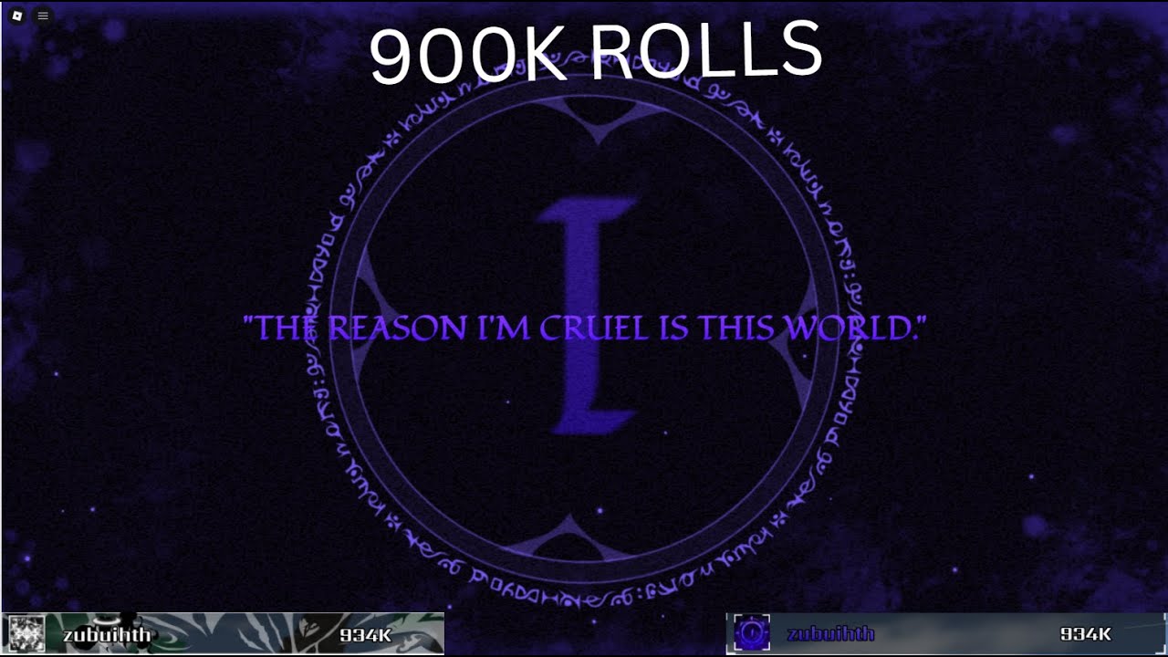 SOLS RNG 900K ROLLS (OBLIVION)