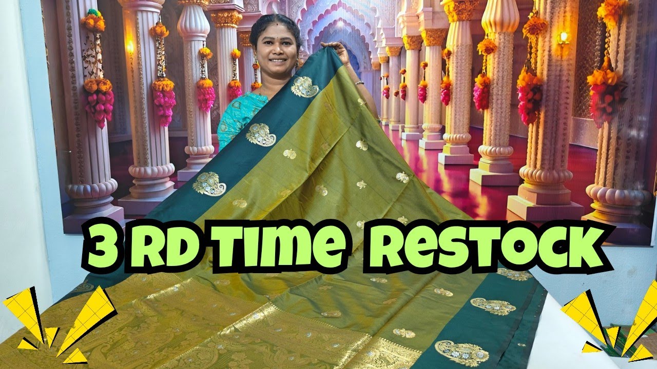 3d Time Restock meena soft silk  இந்த டைம் மிஸ் ஆகாது 😱😱😱 8838685753#sareelive#sareetamil#sareeworld