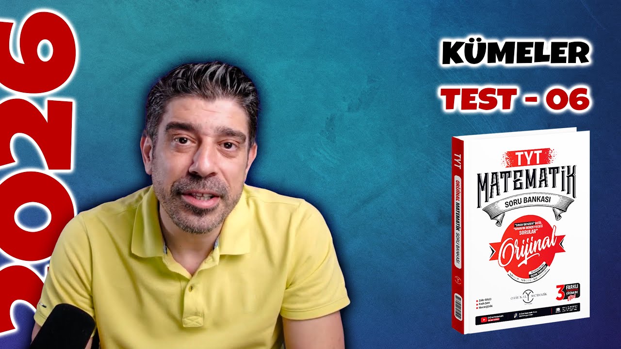 Kümeler TEST 06 | ORİJİNAL TYT SORU BANKASI | #yks2026
