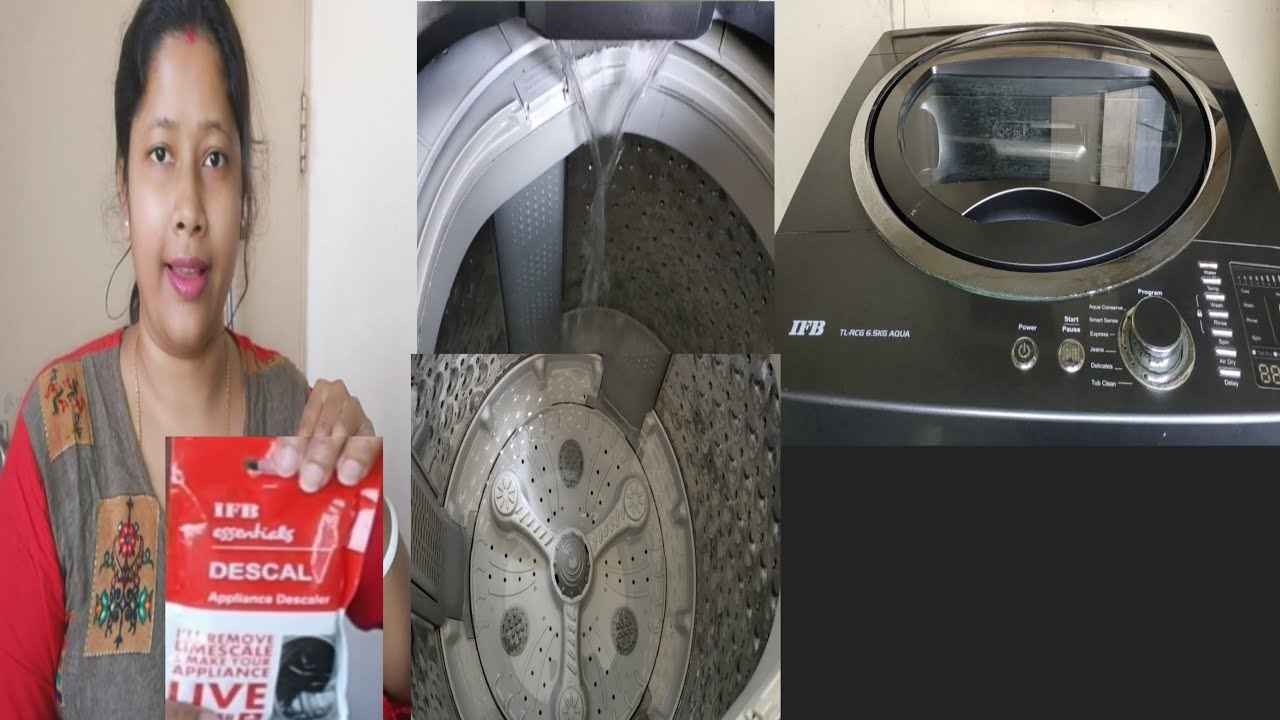 Washing Machine Tub Cleaning Process | IFB Washing Machine Cleaning | IFB Descal Powder☺️