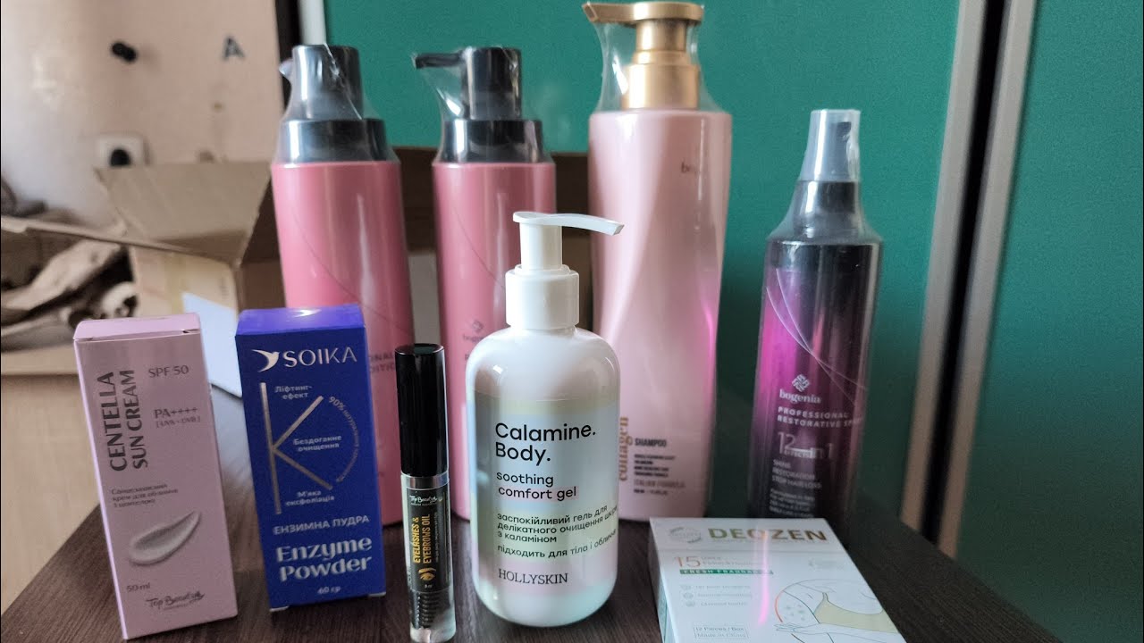 Распаковка посылки Top Beauty, Hollyskin, Soika, Bogenia, DEOZEN.