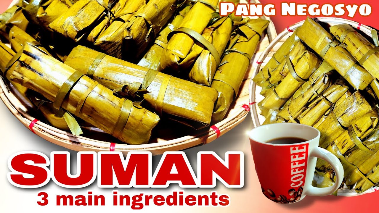 SUMAN MALAGKIT RECIPE WITH LATIK PATOK NA PANG NEGOSYO 2025 | MERYENDA LUTONG PROBINSYA