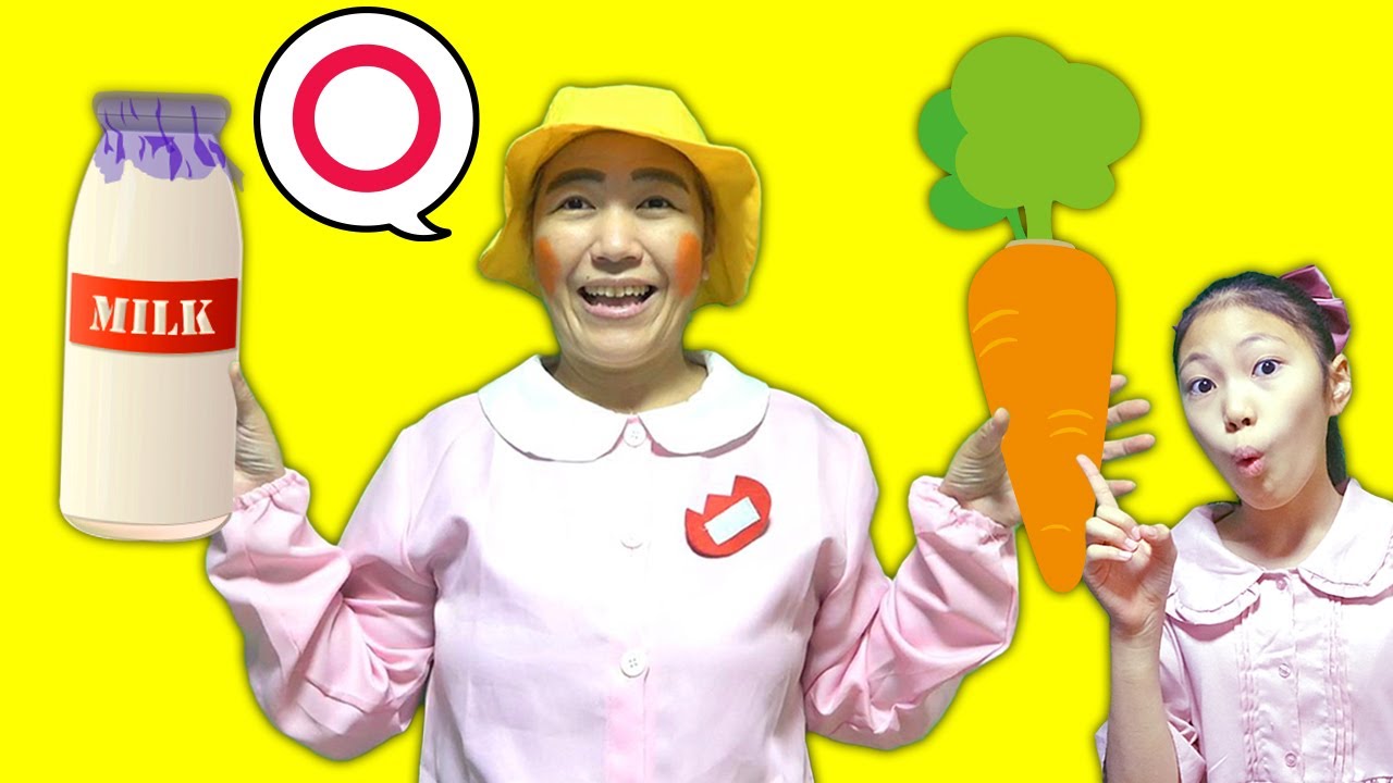 【苦手克服】みこちゃんの協力できらこが牛乳と人参を克服できた！【寸劇】