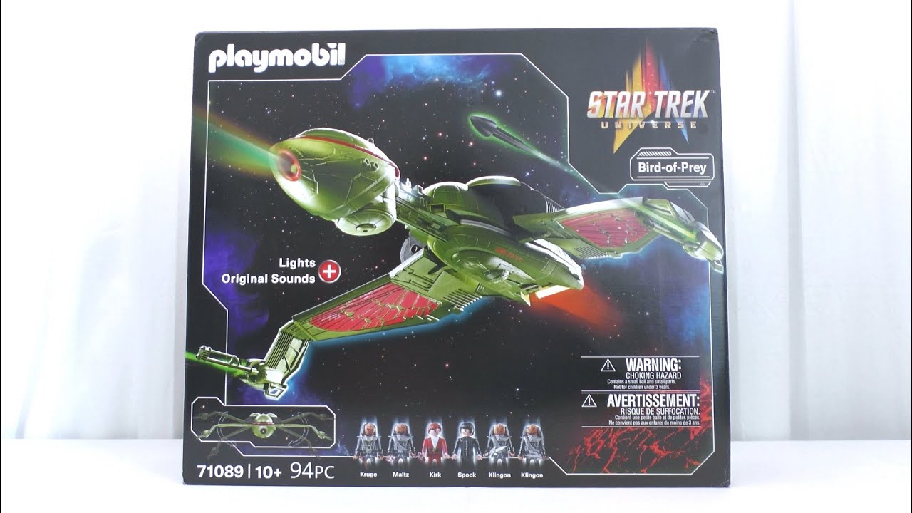Unboxing Playmobil : Star Trek Oiseau-de-proie des Klingons (2022) - 71089