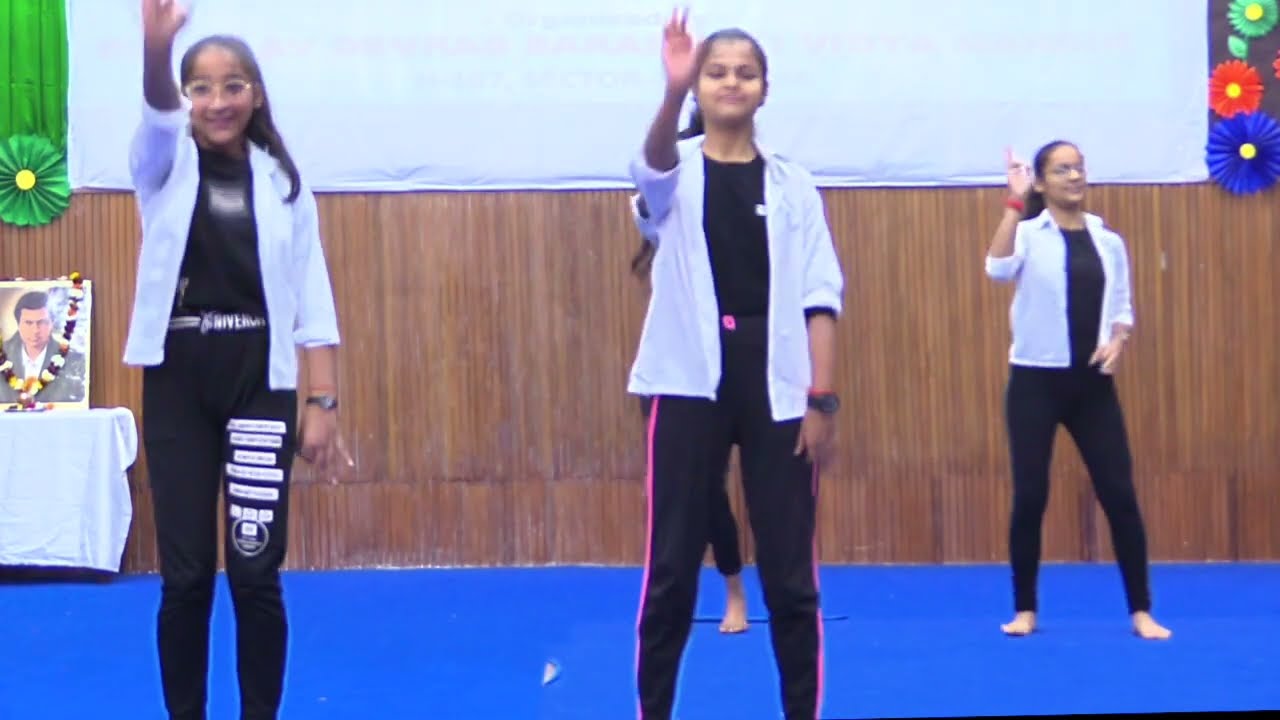 Maths me Dabba Gul # dance performance in BDS Vidya Mandir, Noida | National Mathematics Day
