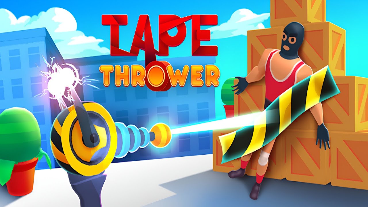 Tape Thrower (by Borna Technology) IOS Gameplay Video (HD)