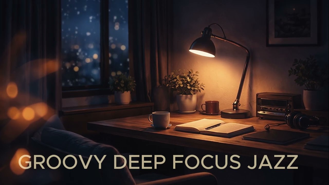 Groovy Deep Focus Jazz | Smooth Sax, Soulful Groove for Work & Focus