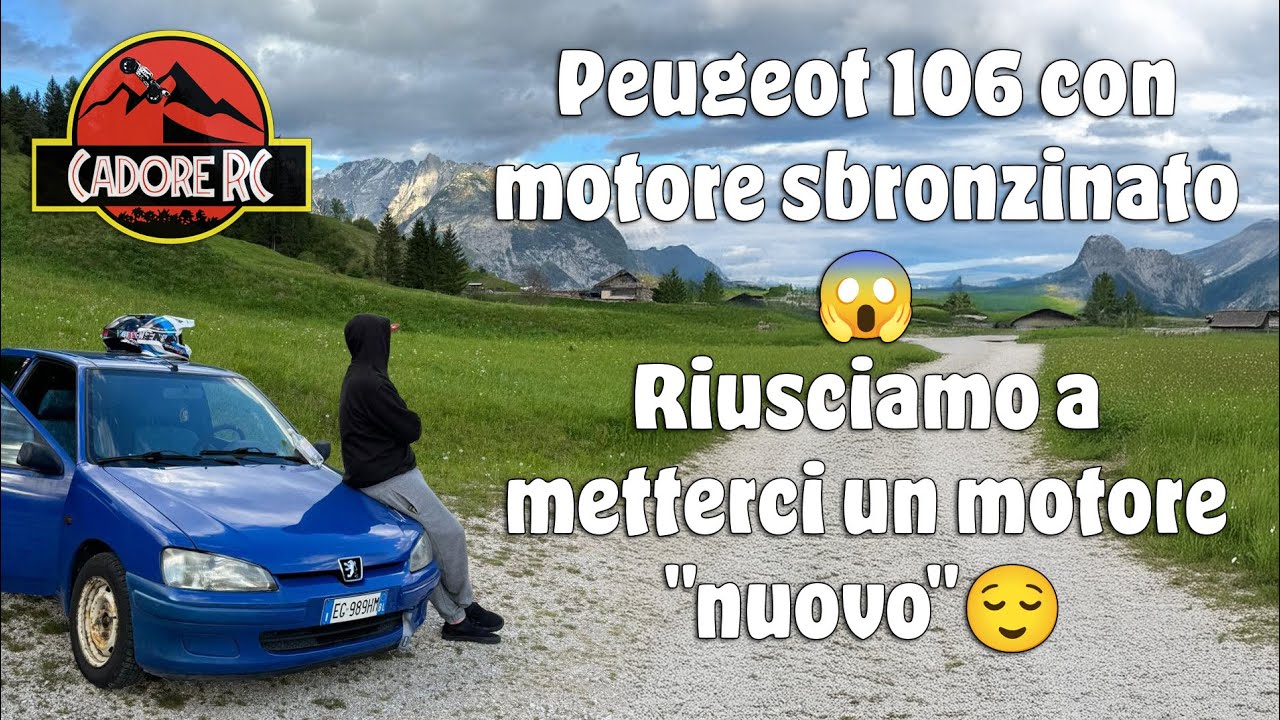 Peugeot 106 Cambio motore!! Riusciremo nell'impresa?