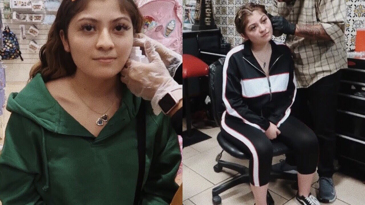 GETTING MY EARS PIERCED GUN VS. NEEDLE!! | Vanessa Carrillo
