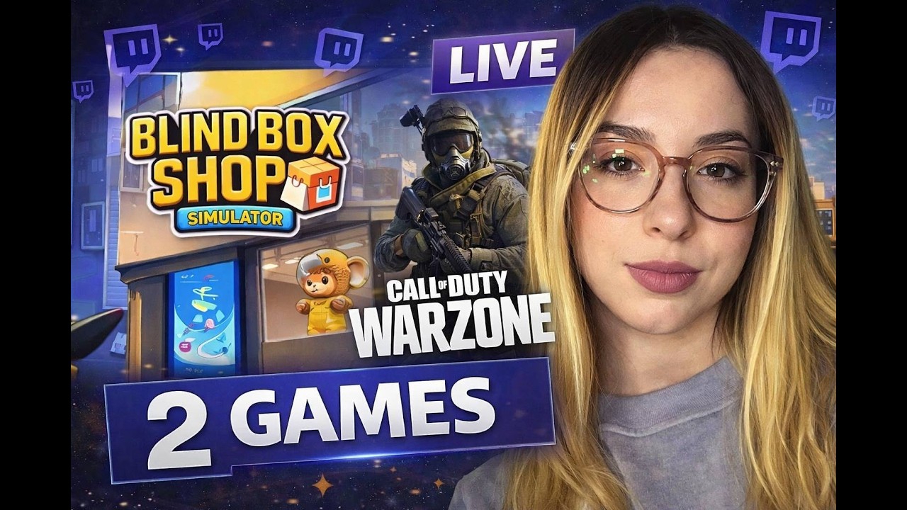 WARZONE + 🛒🎁 Apro un NEGOZIO di Blind Box!  | Blind Box Shop Simulator ITA | LIVE