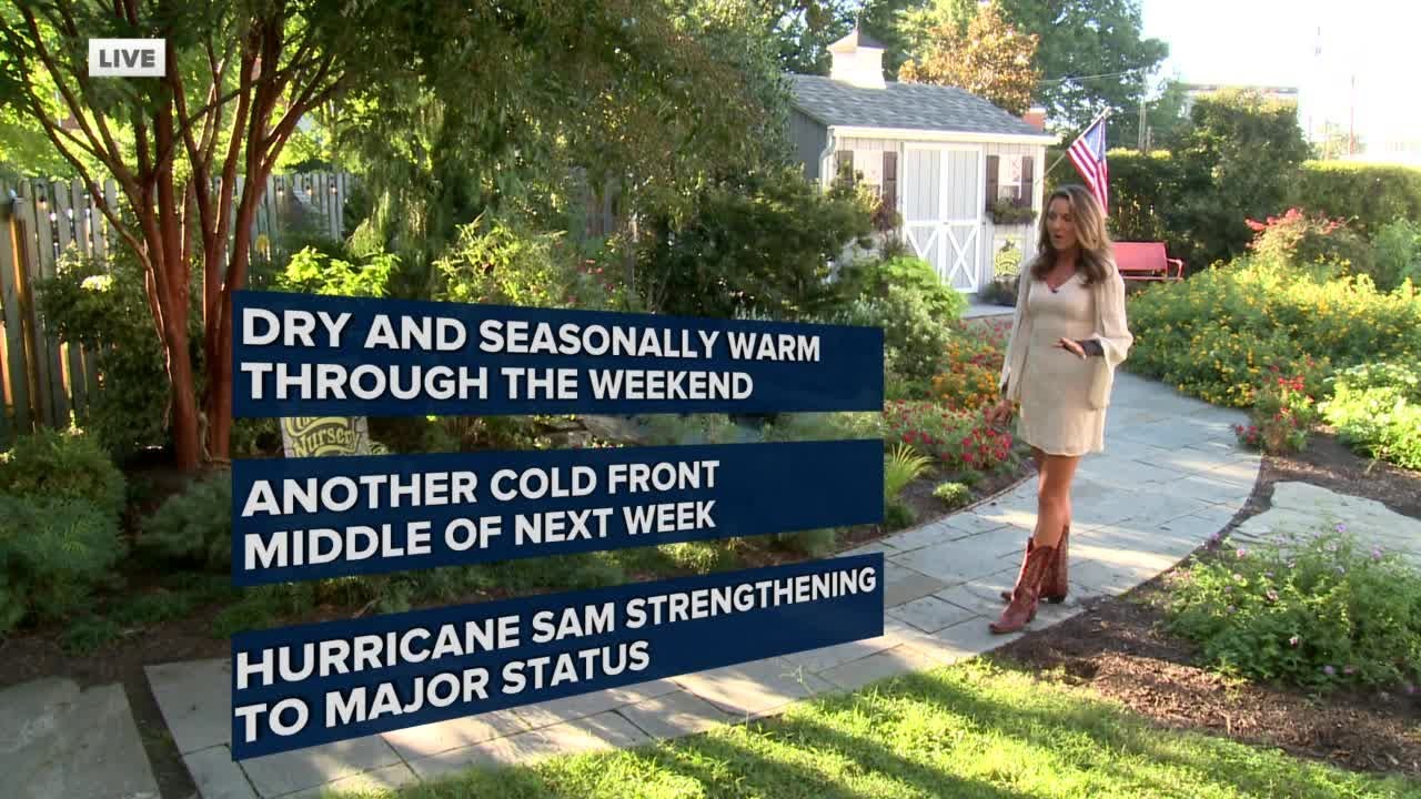 Frances's Friday weathercast