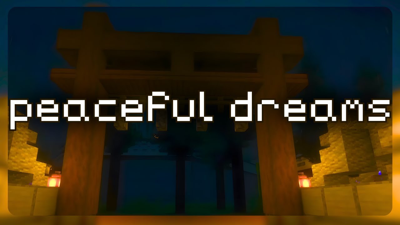gentle rainfall comfort… (minecraft music + calm night rain)
