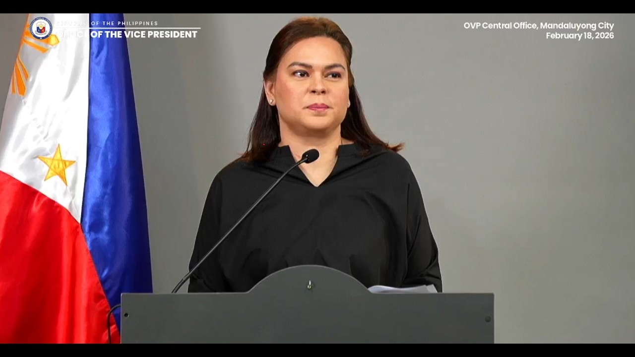 Press Briefing of Vice President Sara Duterte | 18 February 2026