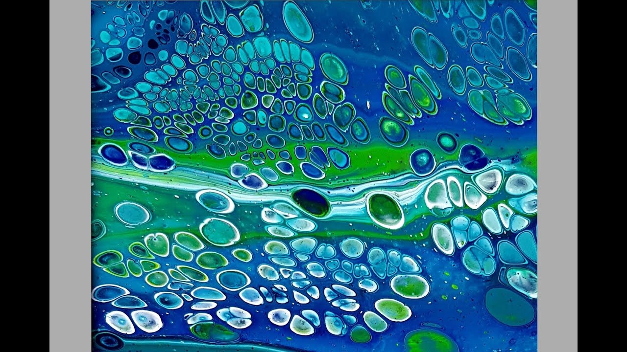 #404 Acrylic Flip Cup Pour Using Mont Marte Paints