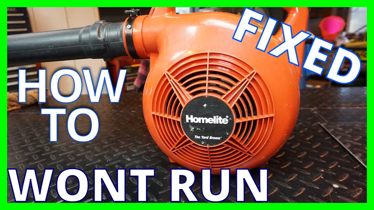 GET YOURS RUNNING ~How To Repair / Service - Homelite blower 2 Stroke (Any) Blower Using HIPA Parts