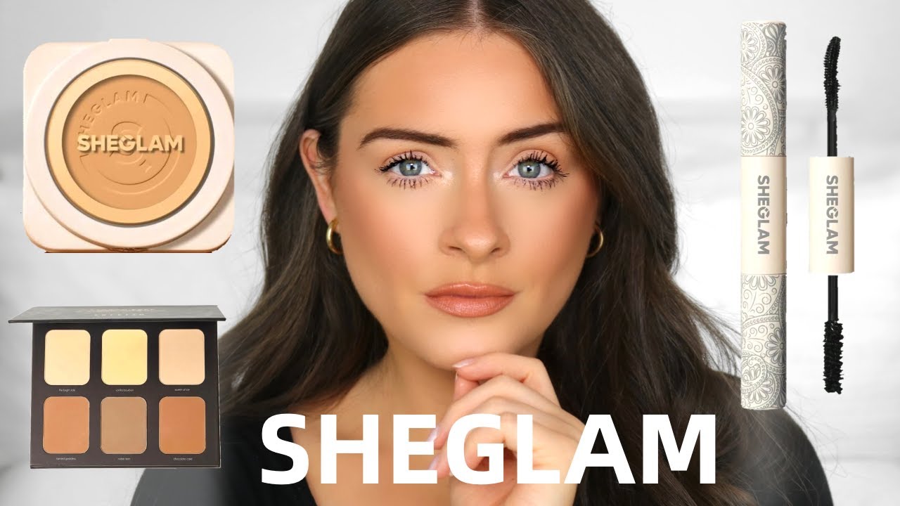 TRYING NEW SHEGLAM MAKEUP | Skin Focus High Coverage Powder Foundation