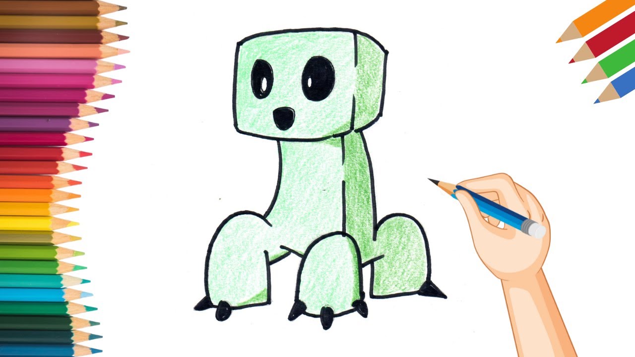 Como desenhar creeper minecraft #adoroserdesenhista #comodesenhar