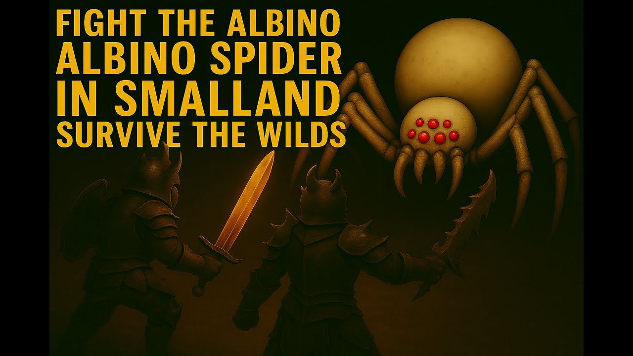 Fighting the Albino Spider - Smalland Survive the wilds