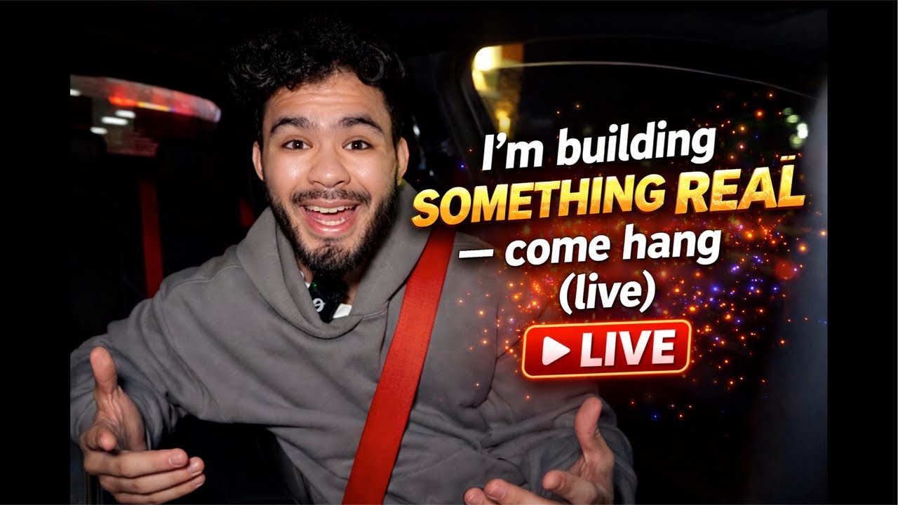 I’m building something real — come hang (live)