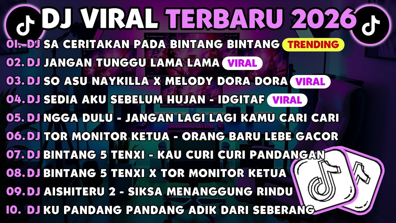 DJ TIKTOK TERBARU 2026🎵DJ SA CERITAKAN PADA BINTANG BINTANG🎵DJ JANGAN TUNGGU LAMA LAMA