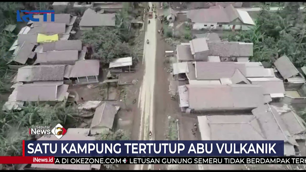 Satu Kampung Sumber Wuluh, Candipuro Tertutup Abu Vulkanik #SeputariNewsPagi 06/12