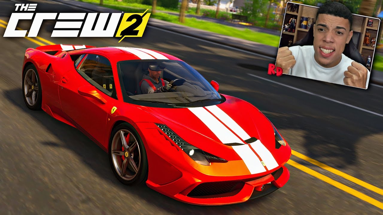 ACELERANDO COM TUDO A FERRARI 458 ITALIA! ( NO VOLANTE ) - THE CREW 2