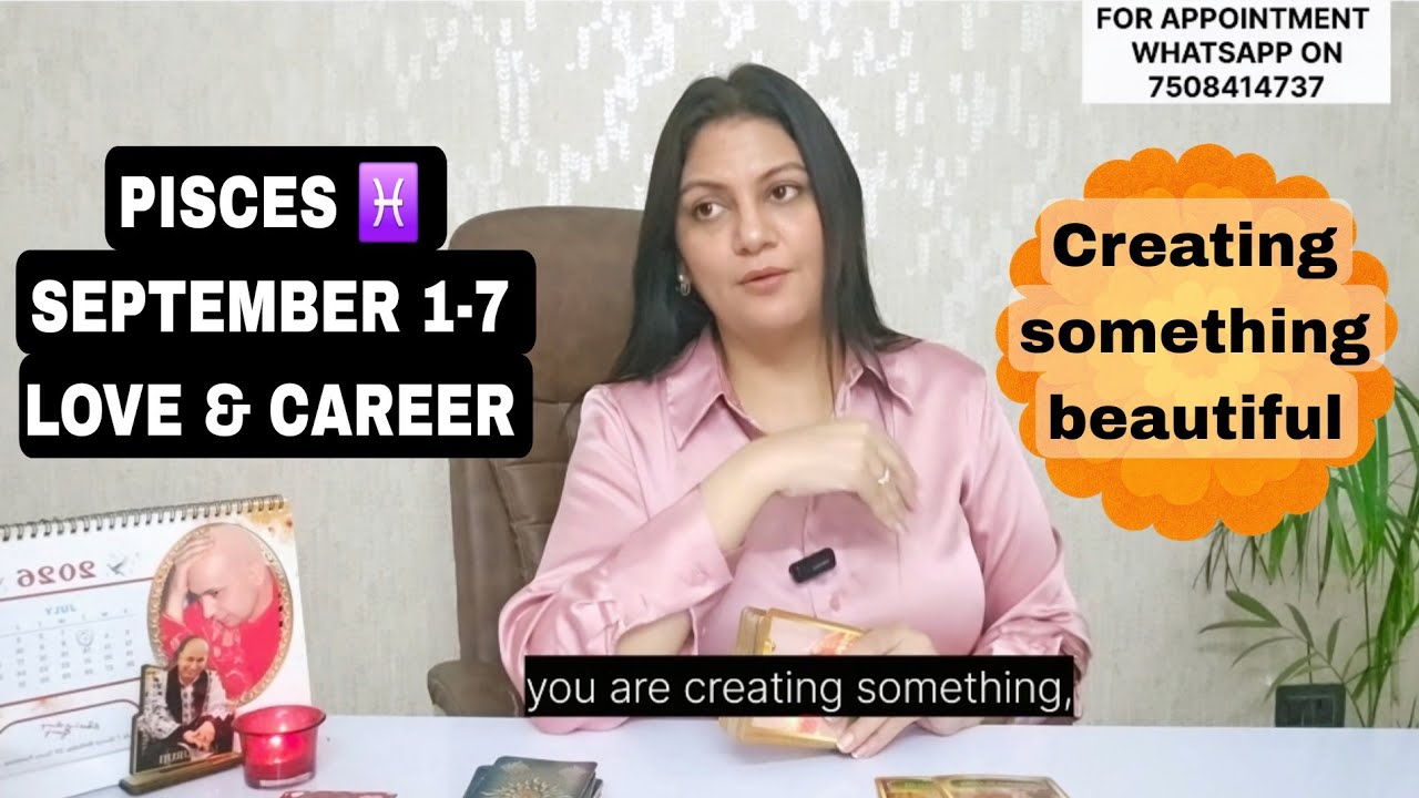 PISCES ♓️ मीन राशि CREATING SOMETHING BEAUTIFUL~  SEPTEMBER 1-7 LOVE & CAREER WEEKLY HOROSCOPE ❤️ 🦋 