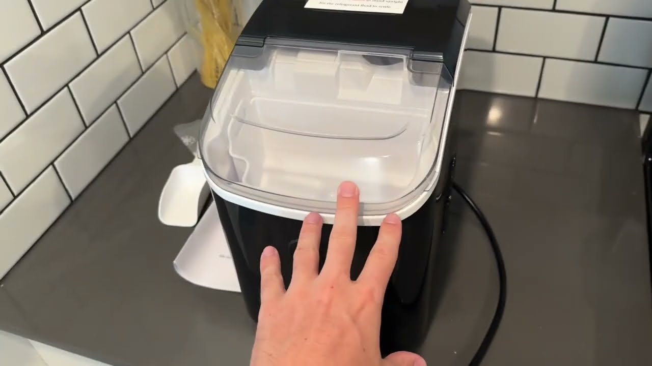Обзор настольного льдогенератора для жевательных гранул Cowsar Nugget Ice Maker