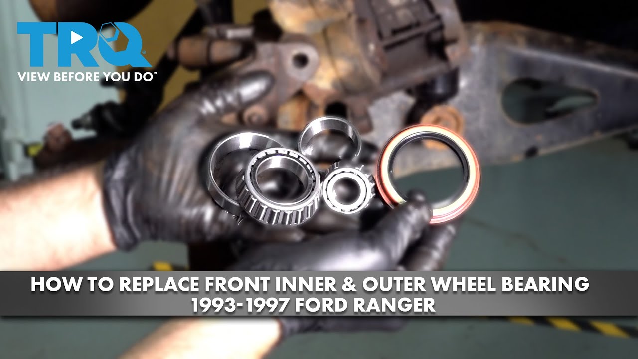 Как заменить передний внутренний и внешний ступичный подшипник Ford Ranger 1993-1997 годов