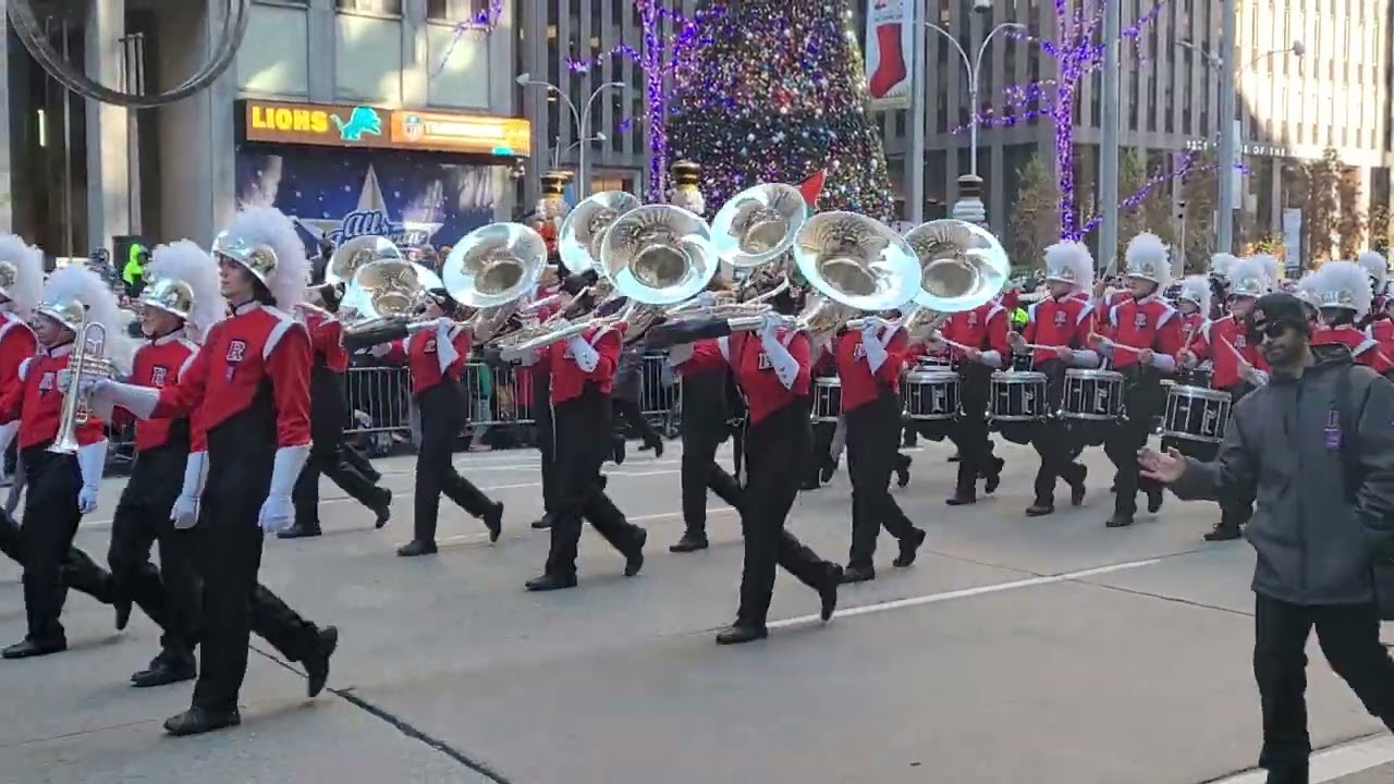 the Rutgers IN MACYS 2023 university Marching SCARLET KNIGHTS