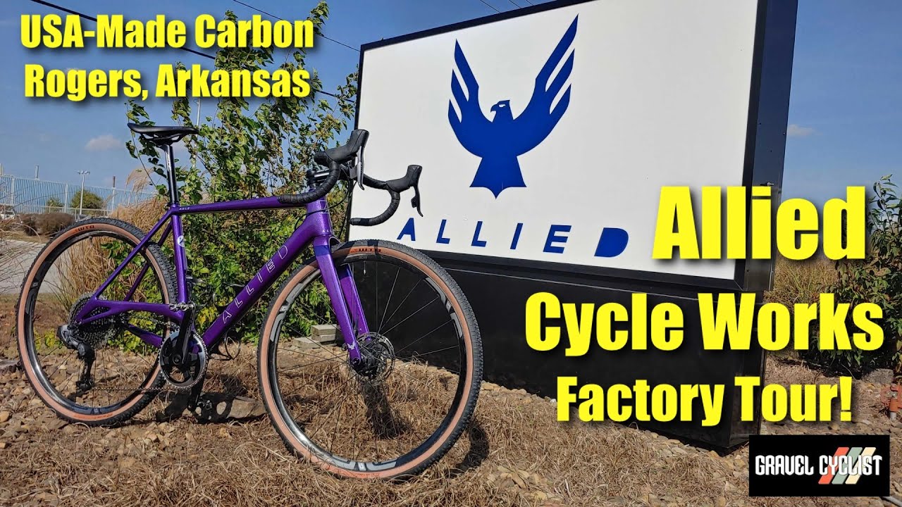 Allied Cycle Works Factory Tour! USA-Made Carbon Bicycles - Rogers, Arkansas