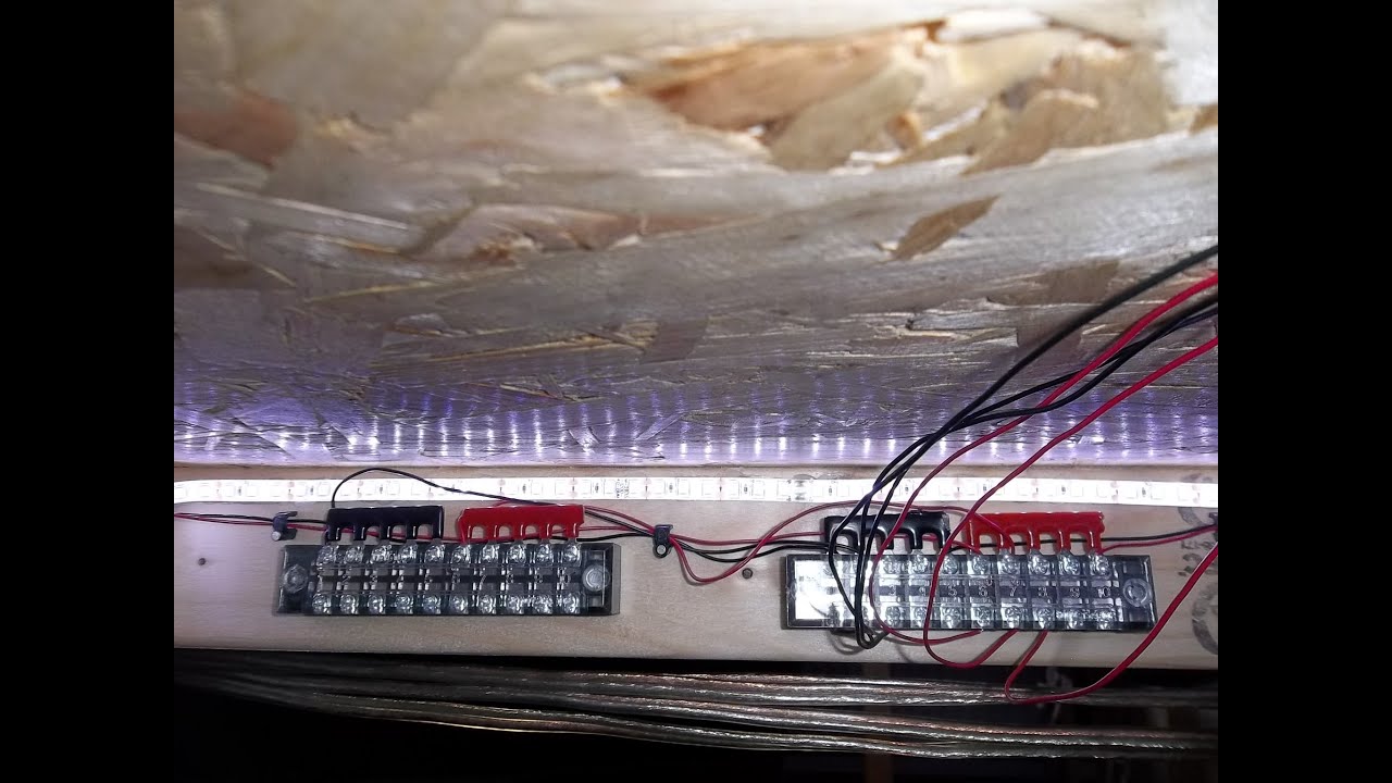 Bus wires track droppers and connector blocks