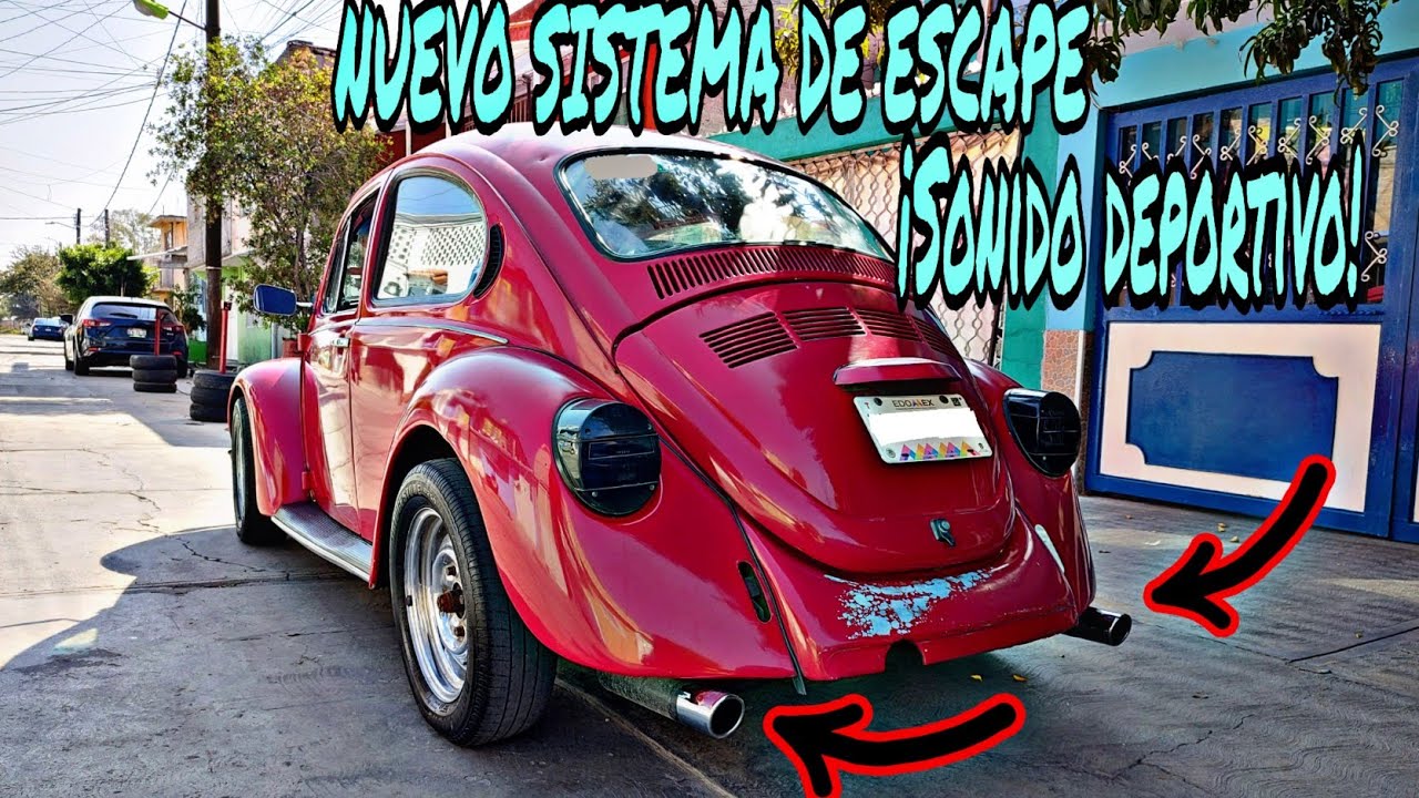 Modificando el Escape al Vocho Headers Rocket || Soy JC