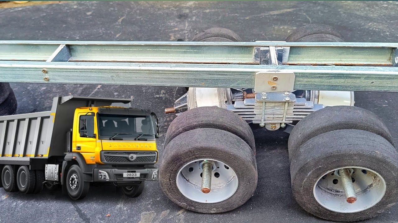 How to make Rc Truck Rear Axle | Leaf Spring | Part - 05 | PVC