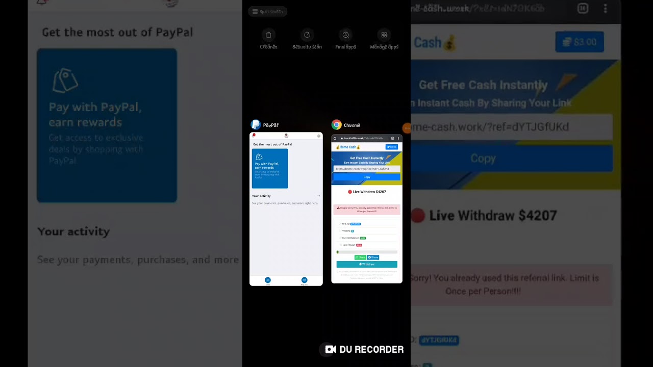 Paypal money earn // unlimited paypal earning // paypal unlimited reffer script // earning hack