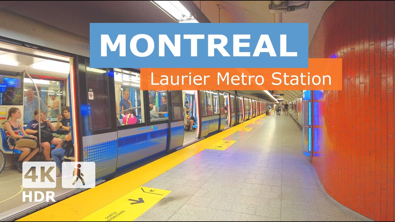 [ 4K ] Laurier Metro Station Walking Tour | 🟠 Orange Line | Montreal, Quebec, Canada 🇨🇦 2024