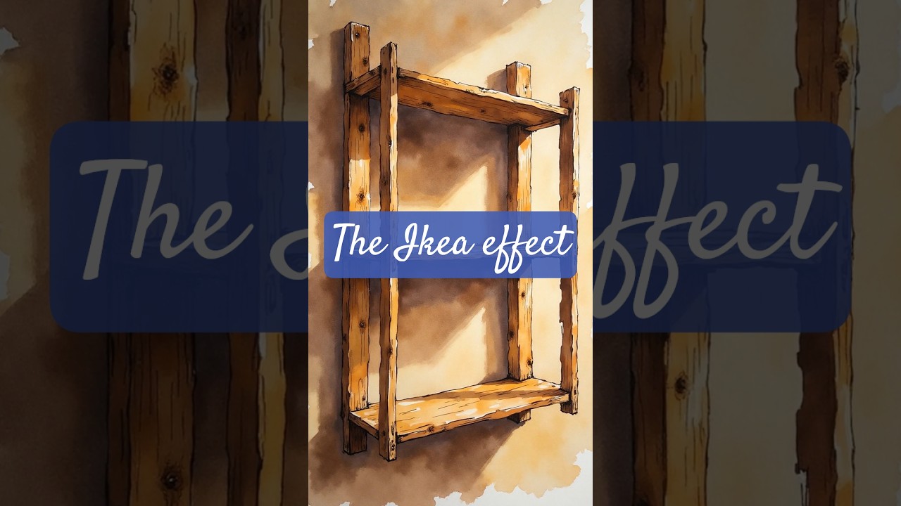 Why You Love That Crappy DIY Shelf (Science Explains) #psychology #money #education